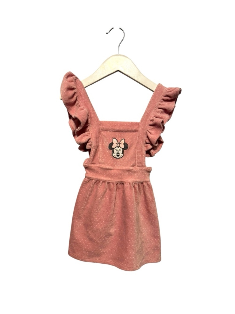 βοΈ 5/$30 Joe Fresh Kids Disney Minnie Mouse Corduroy Dress size 6-12 Months